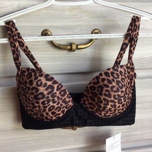Acacia Gran Canaria bikini top in animal
